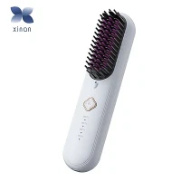 Thermal Hair Brush Straightener